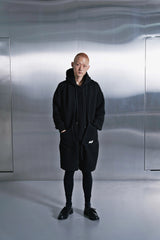 VINTAGE DIA-QUILTING HOODY (Black)