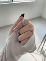 Cat's Eye Oval Stone Ring
