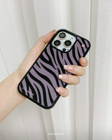 ギャルゼブラMagSafeガラススマホケース