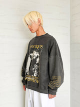 VENTIQUE ピグメントナイトメアスウェットシャツ 1colors