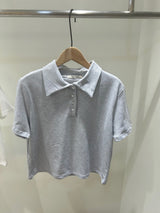 ハート ♡ ボタン pk Tシャツ (4color)
