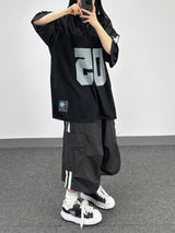 burger track cotton shorts