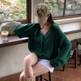[MADE] Leeds loose fit V-neck cardigan