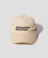 MM MY MEMORIES ウォッシュドキャップ (BEIGE)