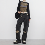 Rito damage pocket pants