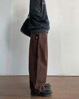 Volume Buckle Cotton Pants