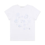 グリッター メイジー ロゴ Tシャツ (White) F25QB125