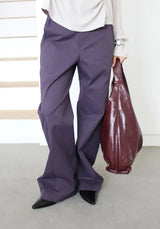 CURVED LINE BOOTCUT PANTS
