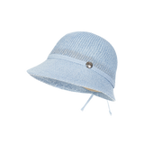Band Paper Knit Bonnet Hat (Sky Blue)