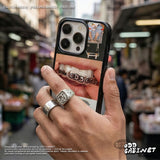 Hip Archive Collage Epoxy Bumper iPhone Case