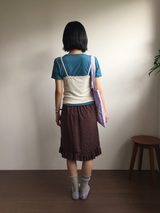 Otti frill button sleeveless top (3color)