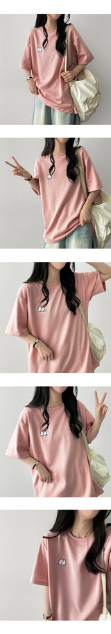 DYONG's embroidered short-sleeved T-shirt