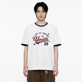 out of control overfit ringer t-shirt (3color)