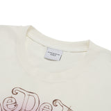 24FW BLUR SKETCH BEAR SHORT SLEEVE T-SHIRT CREAM 