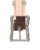 CRUSHED TRYPO COWHIDE BELT