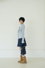 ボンボンミニバッグ(NAVY)