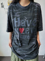 Olhaty Camo Oversized Long Sleeve T-Shirt 2color