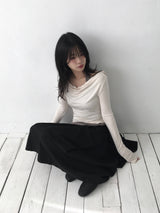 Ribbon Drape Tee