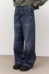 Flush Wide Washed Denim