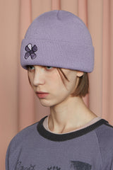 フラワービーニー / FLOWER BEANIE / PURPLE