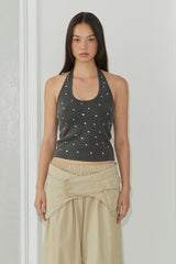 HOTFIX SLEEVELESS / BLACK