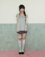 APRON MICRO PANTS / GREY
