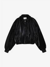 Salina leather bomber (black)