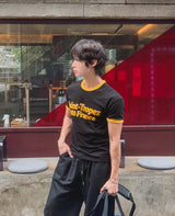 サバードリンガープリントショートスリーブTシャツ