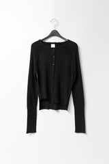unbal rough flat cardigan(2colors)