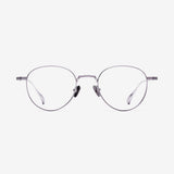 Knouun Round titanium glasses CODE. 102. C Sizzy silver
