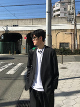 Balance collarless jacket