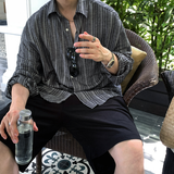 [ LOOKPLE x LEBELMENT ] クールピンタックリネンワイドショーツ