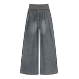 Nora Knit Waist Wide Denim
