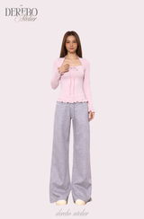Pink Mood Slim Strap Top