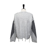 Grey Diamond Knit