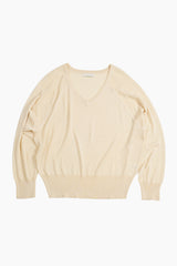 Moen Summer Sheer V-Neck Knit