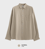  Cool Summer Premium Linen Overfit Shirt