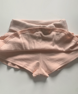 Pinia low-waist flare skirt (light pink)