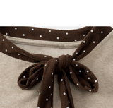 Lucy Square Neck Dot Frill Knit