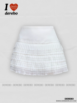 French mini frill skirt