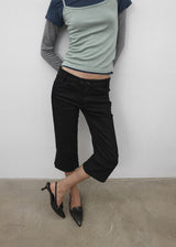 [MADE] Meldea Button Capri Pants