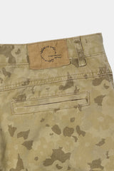 Overlap Pocket Camo Pants (Washed Beige)