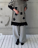 レイヤードプリーツロングスリーブ