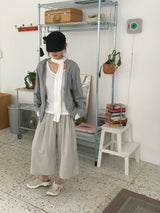 Slab Sweat 2-Way Hooded Zip Up (4c)