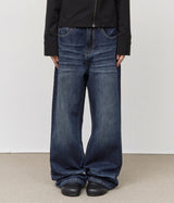 Flush Wide Washed Denim