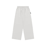 ワイドバンディングコットンパンツ  [LIGHT GRAY]