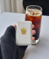 マーブル MagSafe レザーカードウォレット