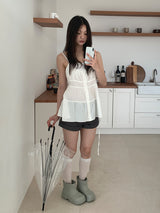 NONFADE DOT DENIM SHORTS (2C)
