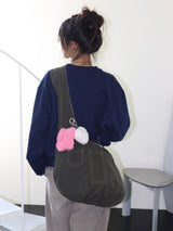 コーデュロイストラップパンツ (BEIGE)