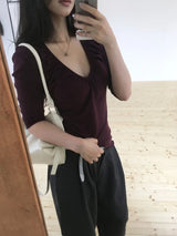 V-Shirring Tee